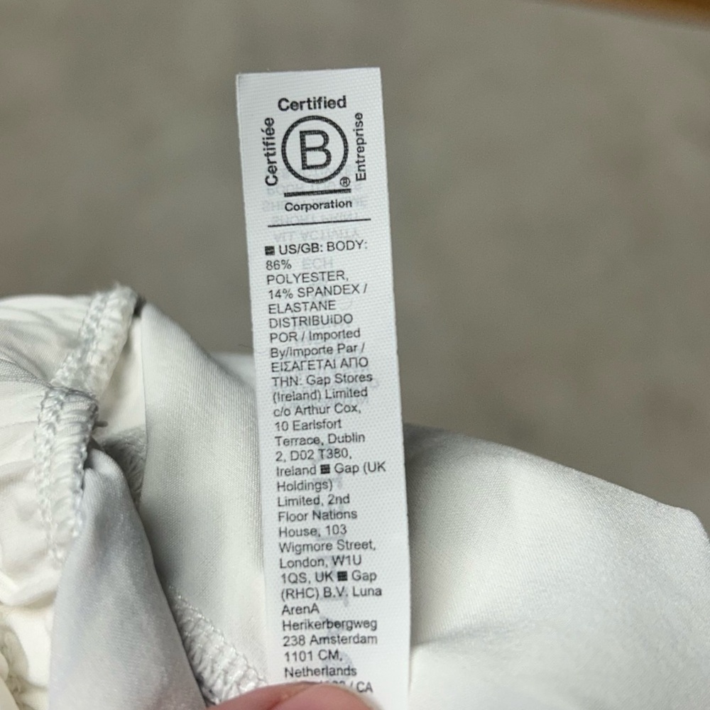 Athleta Women's Crossroads Athletic Short Sumi Marble Light Blue & White Size XS - Picture 7 of 8